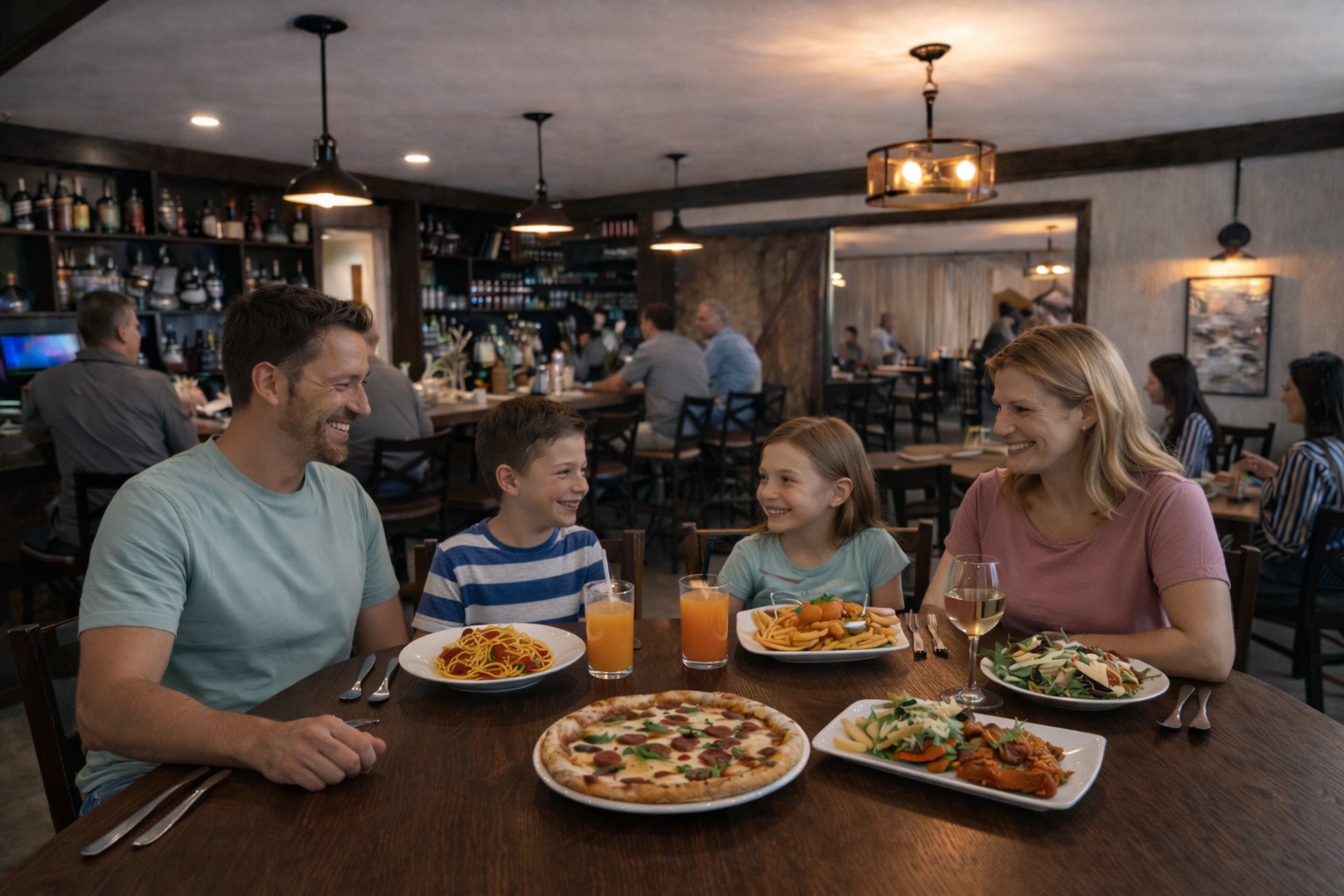 Family Dinner at Basilico
